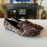 Nine West Black & Gold Leopard Print Loafers Women's Size 8.5 Moto Boho Edgy EUC Photo 1