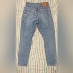 Levi's Levi’s 501 Light Wash High Waisted Distressed Straight Leg Denim Jeans - Size 25 Photo 1