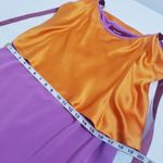 Sies Marjan 100% Silk Color Block Satin Midi Dress Photo 7