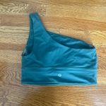 Lululemon  One-Shoulder Sports Bra Green Photo 1