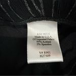 Coldwater Creek NWT Black w/ Silver Metallic Stripe Knit Pant 3X Stretch Photo 3