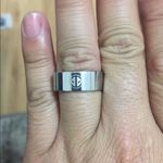 Silver Deadpool Ring Photo 2