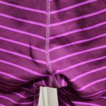 Athleta  Womens Leggings Medium Purple‎ Stripes Photo 6