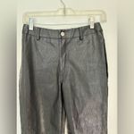 Princess Polly  faux leather black raw hem pants size 2 Photo 1