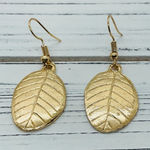 Urban Outfitters Leaf gold dangle earrings Photo 0