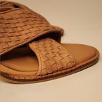 Joie  Criss Cross Woven Heeled Sandals Women’s Tan Size 8 Photo 7