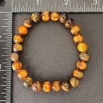 Tiger Eye and Crystal Necklace Bracelet and Earrings Set Brown Photo 7