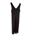 Tommy Bahama  Black Sleeveless Maxi‎ Dress V Neck Casual Summer Sun Dress Medium Photo 1