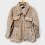 Something Navy  Faux Shearling Teddy Jacket Size XL Photo 0