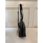 Coach Black Leather Signature C Stitch Purse Handbag F19198 Photo 2