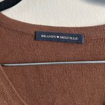 Brandy Melville  Brown Cardigan Photo 2