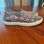 Rothy's  The‎ Original Slip On Sneaker Gray Snake Print Size 9.5 Photo 1