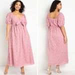 Eloquii  Eyelet Tie Front‎ Maxi Dress, 18 Photo 1