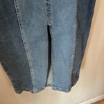 Anthropologie Pilcro  Square-Neck Corset Denim Midi Dress Small Photo 4