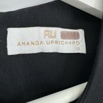 Amanda Uprichard  Black Flutter Sheath Midi Fitted Dress‎ XS Photo 10