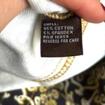 J. McLaughlin  canvas geometric heavy cotton Dress Yellow Black collared Size XS Photo 6