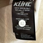 Kuhl  Kiley Shirt Dress Organic Cotton Blend Size Medium Birch/Plaid Trim Photo 6