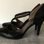 Moda  Reflex Black Embossed Lucinda Pumps High Heels Shoes Size 6 Women’s Photo 3