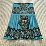 BEACH INC Boho Pull On Multi Color Blue Sz L Convertible Shirt Size L Photo 6