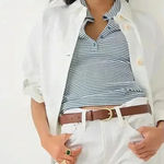 J.Crew Denim Short in White Size 29 NWT Photo 0