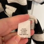 Ny Collection NWOT  women’s‎ black white lace striped ruched open cardigan large Photo 5