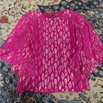 Lilly Pulitzer 62 NWT  FRANCIS FLOUNCE sleeve SILK Raz Leopard Metallic Photo 2