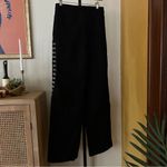 I am gia I.AM.GIA Pandora Pants Flare Jeans Grommets Grunge Goth Black $145 Size L (US 8) Photo 6