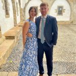 Abercrombie & Fitch  Blue and White Floral One-Shoulder Cutout Maxi Dress Photo 1