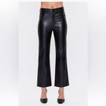 Pistola  Alley Faux Leather Bootcut Pants, Black, Size 14 (33 Waist), NWOT Photo 1