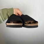 Naot Size 10 / 41 Comfort Black Fabric Slide Sandal Women's Slip On Cork Footbed Photo 2