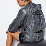FREE people movement Diamond Back Reflective Jacket and shirt set size small Gray Photo 5