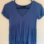 Blue Flowy Top Photo 0