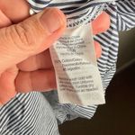 J.Crew  Blue White Stripe Shirt Dress Tie Waist Cotton Photo 7