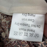 O.P.T Tuckernuck Floral Boho Ruffle Long Sleeve Mini Dress Tie Waist Medium Boho Yellow Photo 11