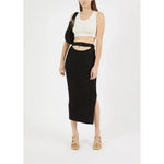 Aya Muse Maggie Cutout Skirt in Black X Photo 15