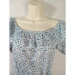 Yoins  blue‎ and white floral dress size medium Photo 8