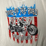 Zenobia  King of The Road Cold Shoulder Graphic Tee Size 1XL Photo 1