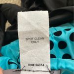 B Darlin B. Darlin Formal Mini Dress Large Back Bow Turquoise Black Juniors Size 5/6 EUC Photo 9