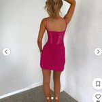 Pink Lace Corset Mini Dress NWT S Photo 1