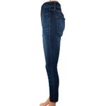 Abercrombie & Fitch Blue Skinny Mid Rise Dark Wash Stretch Ankle Denim Jeans 30 Photo 1