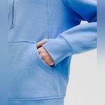 Lululemon NWT  Scuba Oversized Funnel Neck Half Zip Long Aero Blue Jacket Size XL Photo 4