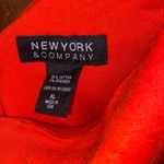 New York & Company NY&C Orange One Shoulder Blouse Women's Size XL Photo 3