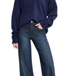 Good American Good Waist Soft Tech Palazzo Jeans Size 22 GWP220T Indigo 501 NWT Photo 0