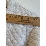 Orvis  Womens Quilted Sweater Heather Pullover Diamond Pattern Mock Neck Cozy XS Photo 3