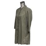 Esprit  De Corp Army Green Utility Tunic Mini Dress Size 6 – Sheer Gorpcore Boho Photo 2