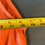 Sleeveless Eucalyptus Vibrant Orange 100% Cotton Long Summer Dress | Size Medium Photo 4