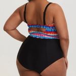 Torrid  Black&Multi Color One Piece Swimsuit Sz.3 Photo 1
