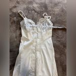 MUNSINGWEAR True Vintage Ivory Sheer Lace Slip Dress Women’s Sz 32S (small) EUC White Photo 6