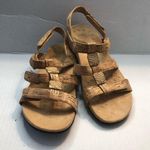 Vionic Sandals Amber Sandal Adjustable in Gold Cork w/ Beads Size 6 EUC Photo 6