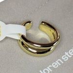 Loren Stewart X Curateur | Deux Open Band Ring | 14K Gold Over Brass| NWT Photo 11